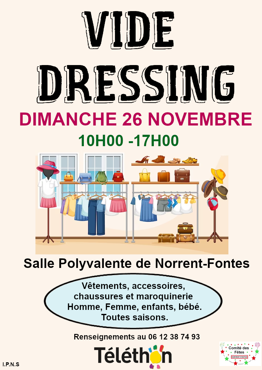 Vide Dressing T l thon 2023 Norrent Fontes